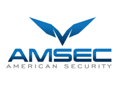The official logo of Amsec. A company for door hardware used by our local locksmiths.