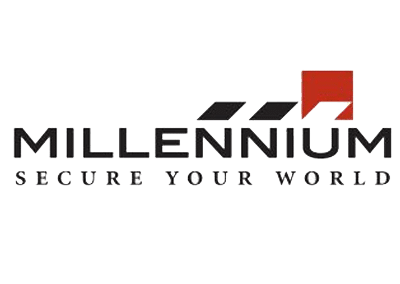 Millennium official logo. Our Locksmiths in Colonial Heights use Millennium Access Control products.